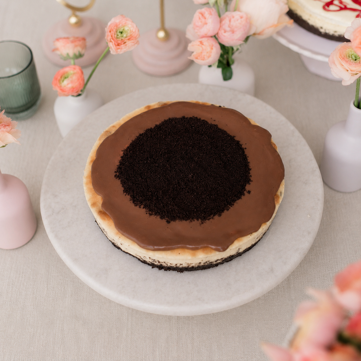 Chocolate Ganache Oreo Cheesecake