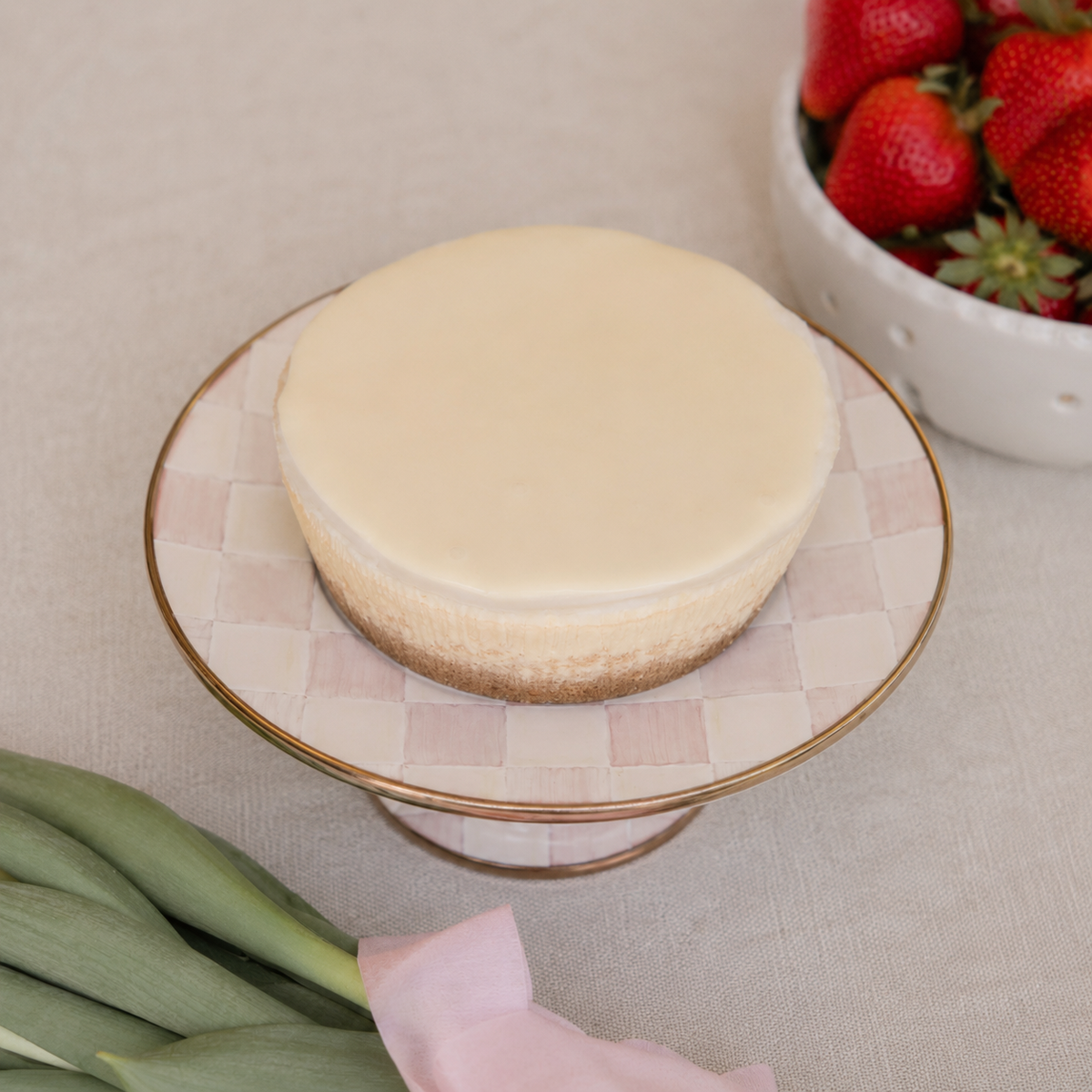 White Chocolate Ganache Cheesecake