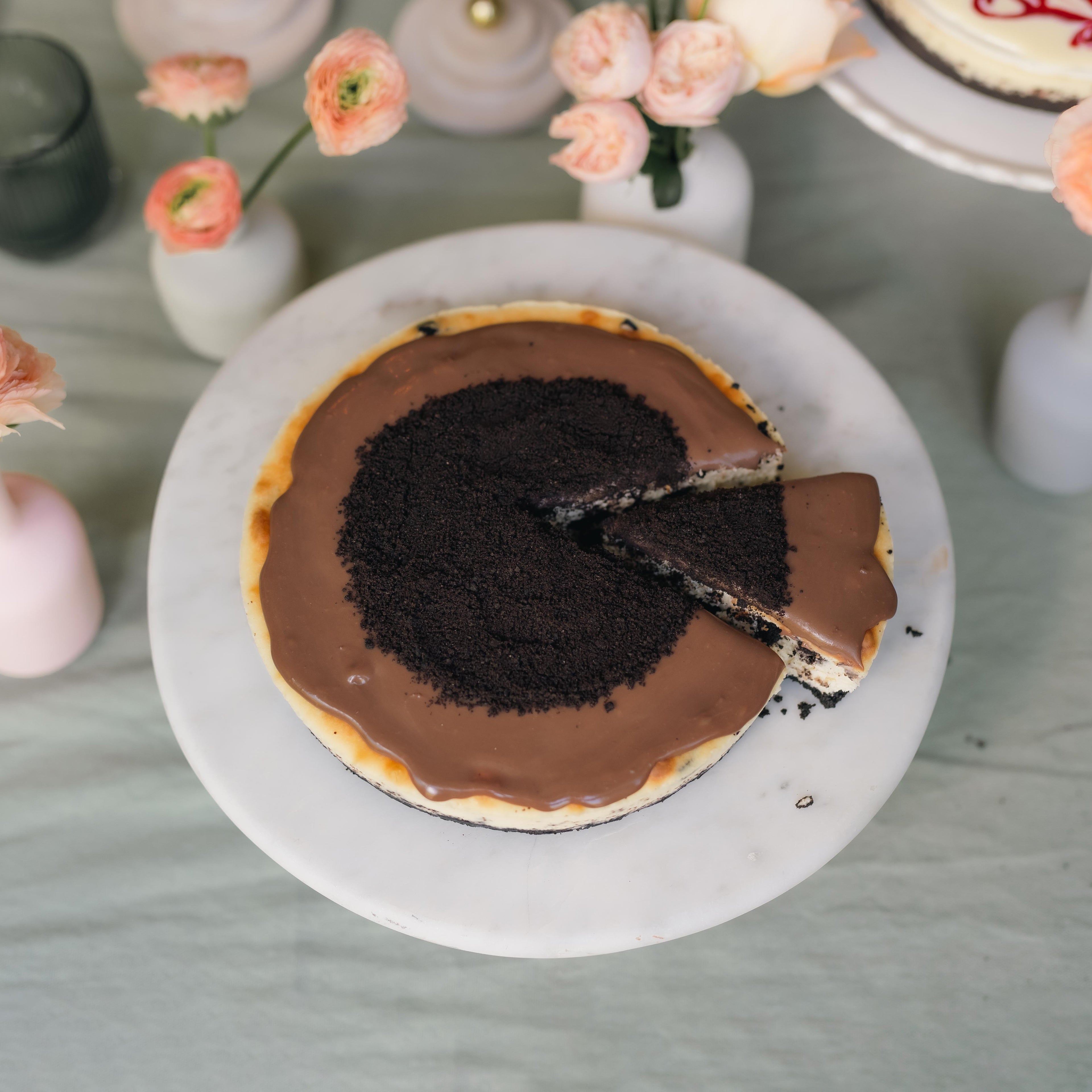 Chocolate Ganache Oreo Cheesecake