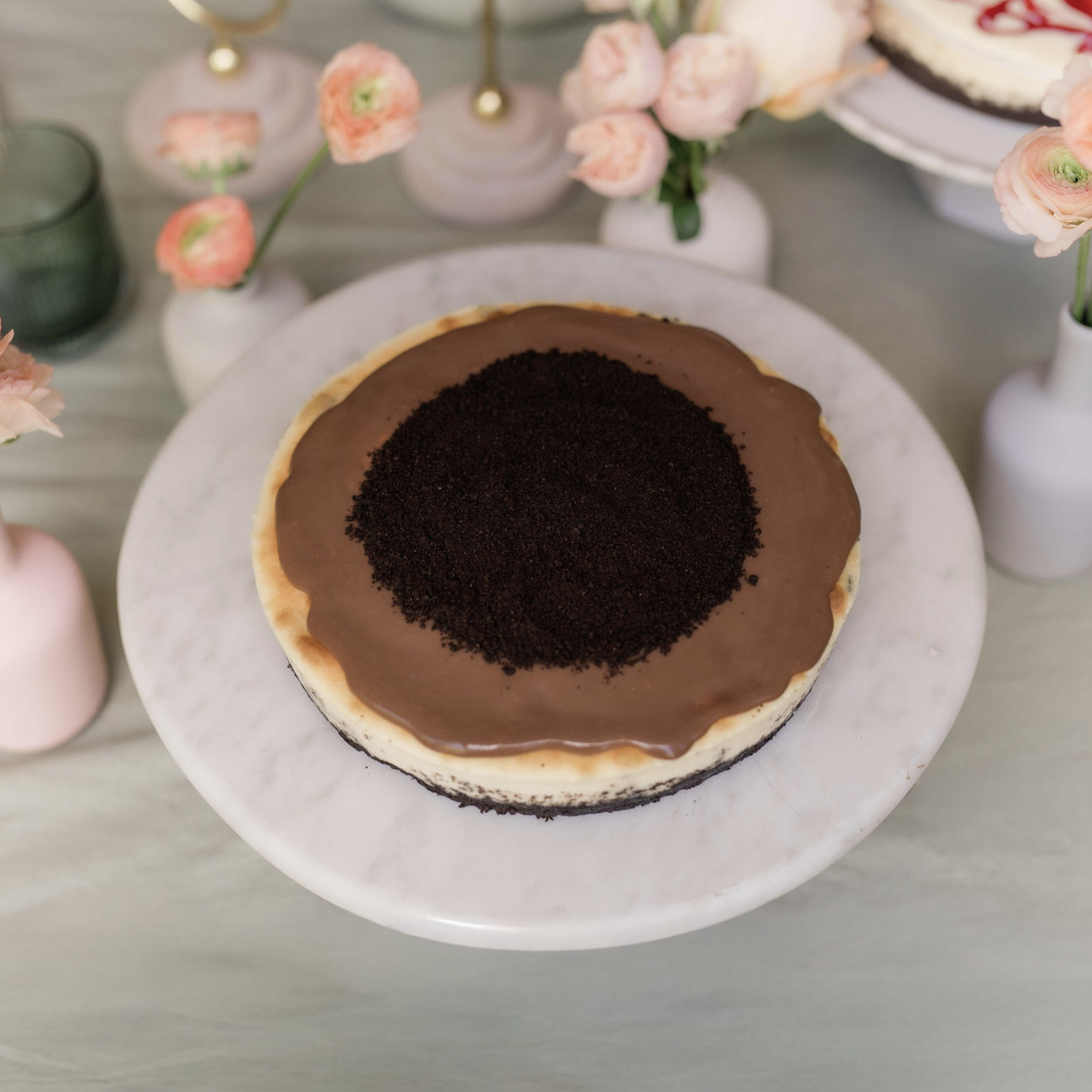 Chocolate Ganache Oreo Cheesecake