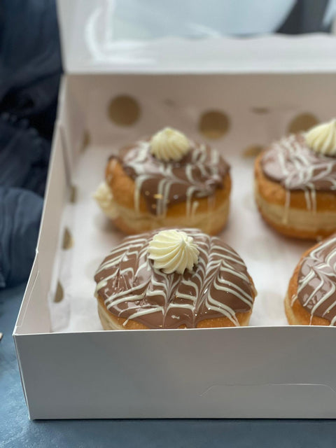 Belgian chocolate Channukah Donuts